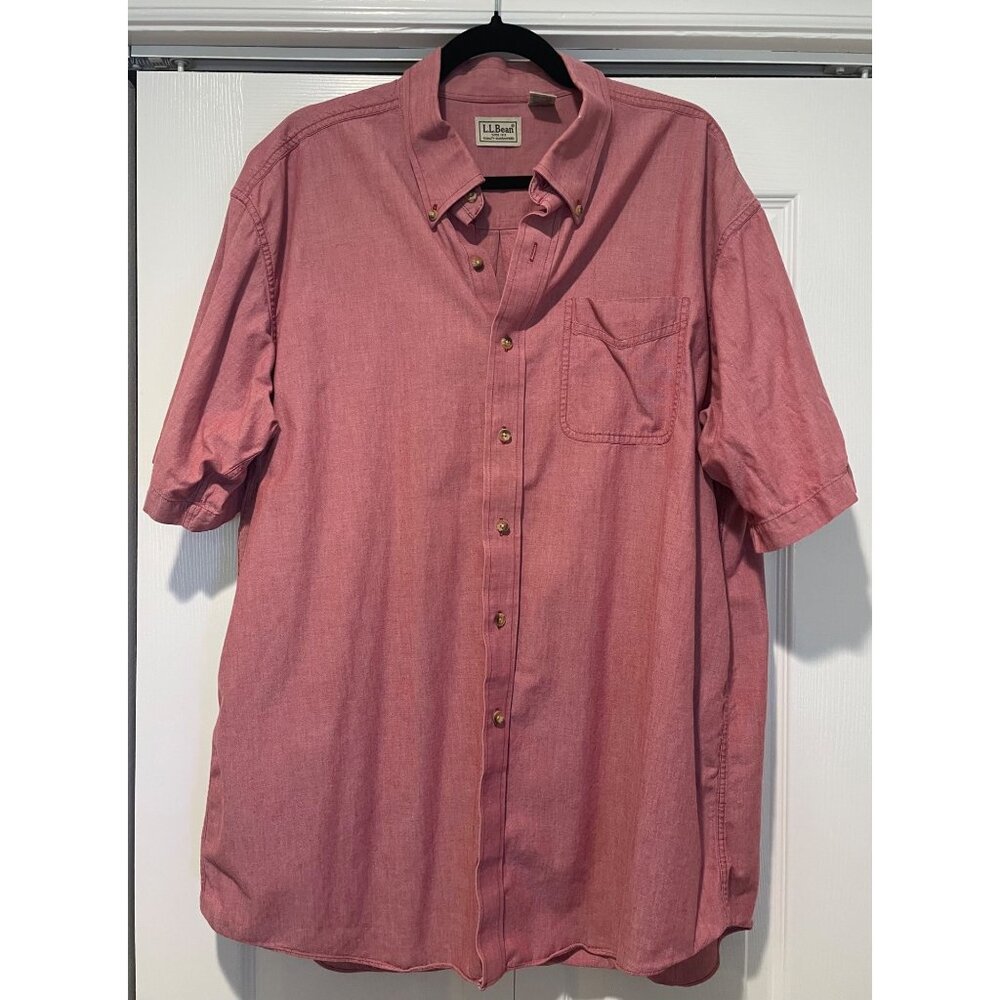 LL Bean Mens Button Up Shirt Size XL Everyday Casual Staple‎ Gorp Lightweight
